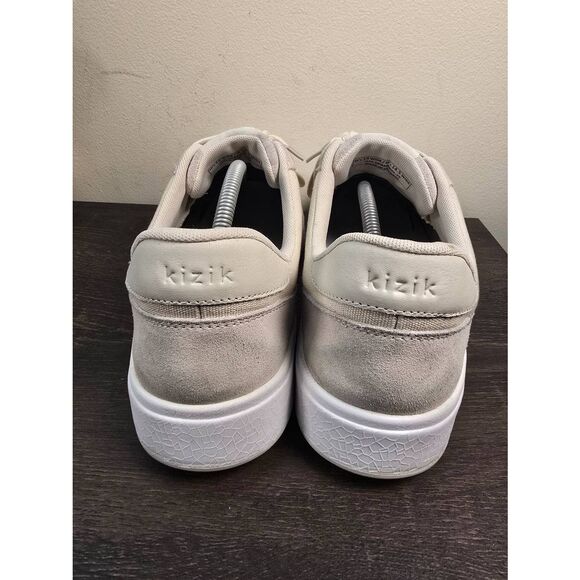 Kizik Vegas Men’s Size 13 Wide Beige Canvas Casual Lace Up Hands Free Sneakers - Picture 5 of 8
